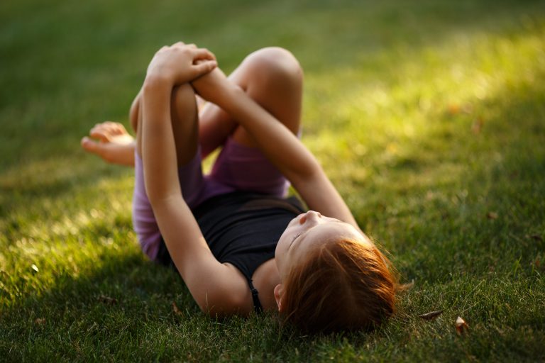 Child in the grass