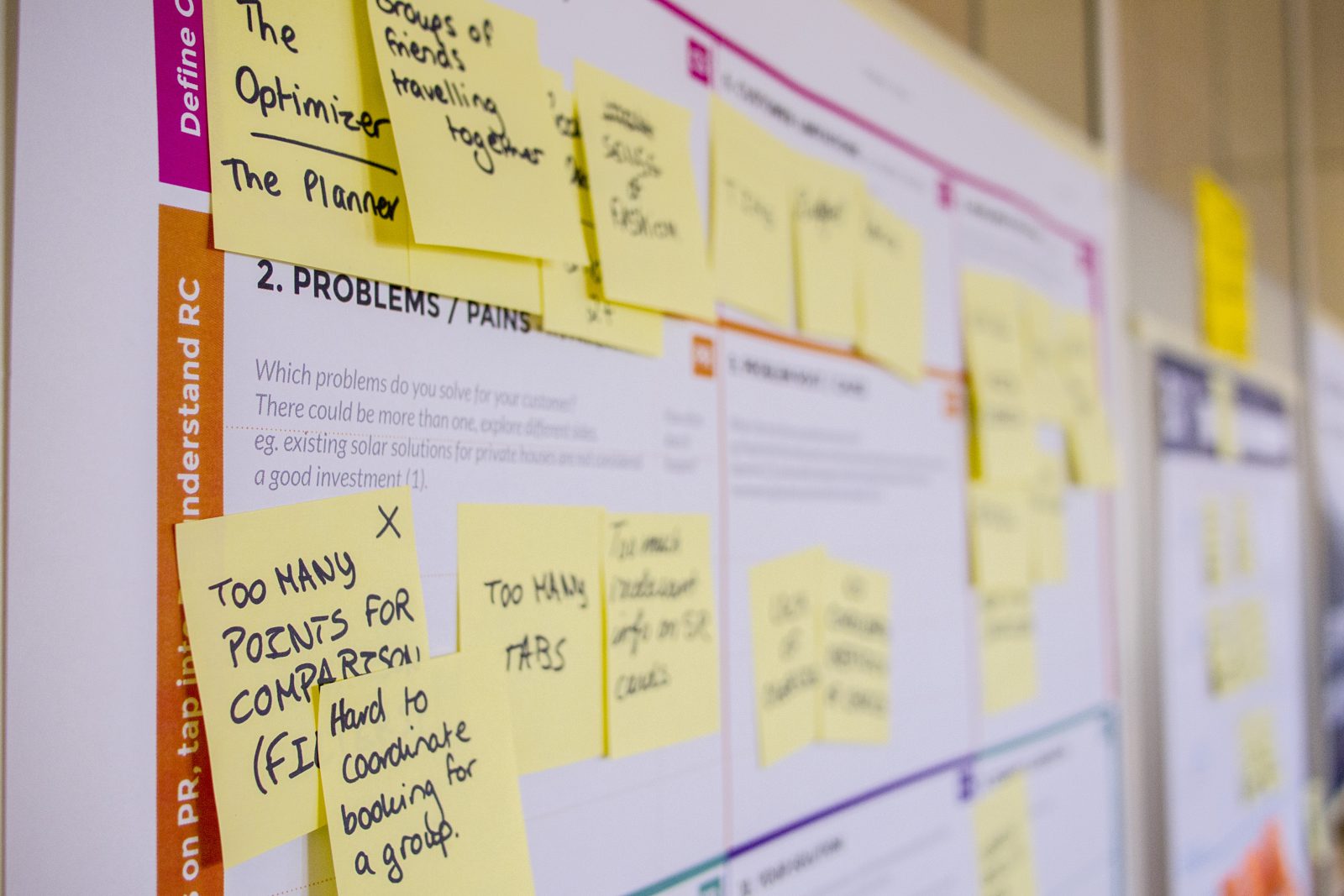 Research and evaluation post its