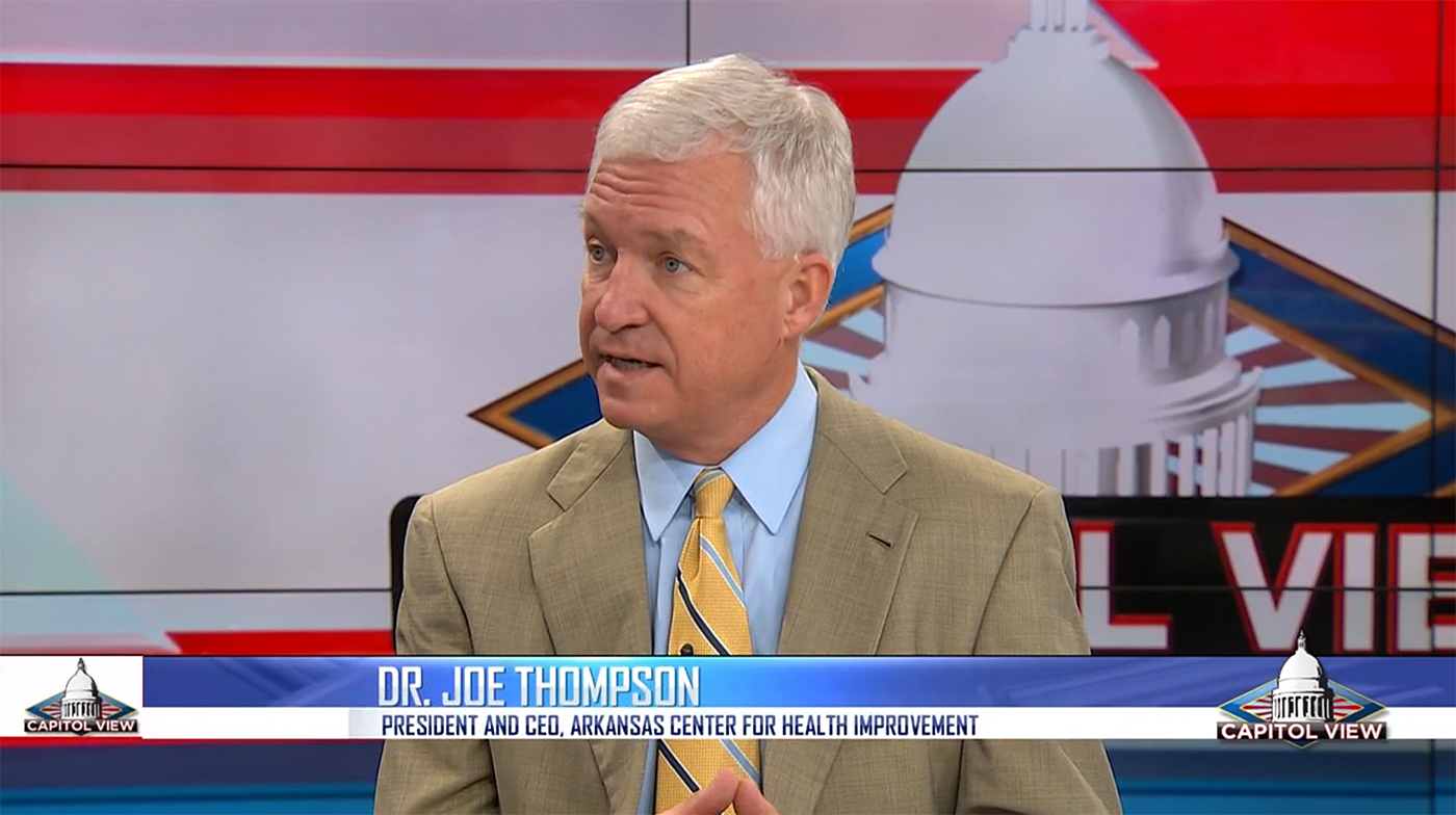 Dr. Thompson on capitol view